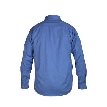Inherent Flame Resistant, Vented Shirt, 4XL, Flame-Resistant Cotton/Nylon/Elastene