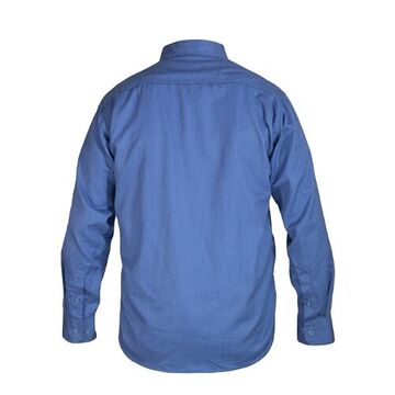 Inherent Flame Resistant, Vented Shirt, 5XL, Flame-Resistant Cotton/Nylon/Elastene