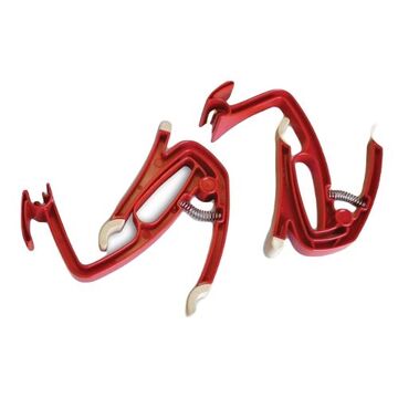 Wall Mount Side Clamp, Polycarbonate, Red