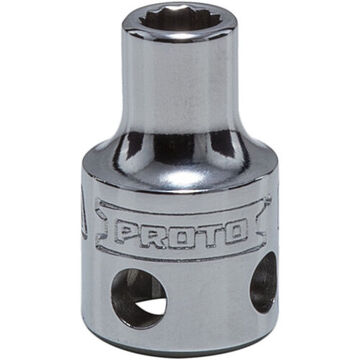 Standard Length, Tether-Ready Socket, 3/8 in Drive, Square, 12-Point, 6 mm Socket