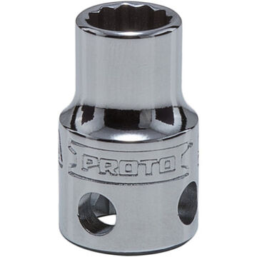 Standard Length, Tether-Ready Socket, 3/8 in Drive, Square, 12-Point, 9 mm Socket