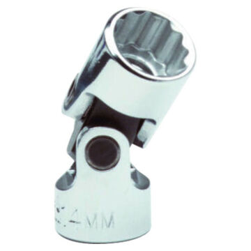 Universal Joint Socket, 3/8 in Drive, Square, 12-Point, 9 mm Socket