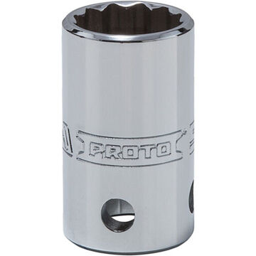 Standard Length, Tether-Ready Socket, 1/2 in Drive, Square, 12-Point, 5/8 in Socket
