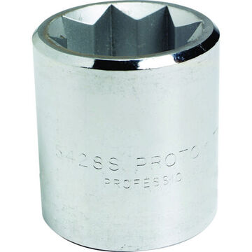 Standard Length Socket, 1/2 in Drive, Square, 8 Point, 11/16 in Socket