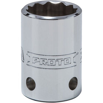 Standard Length, Tether-Ready Socket, 1/2 in Drive, Square, 12-Point, 3/4 in Socket