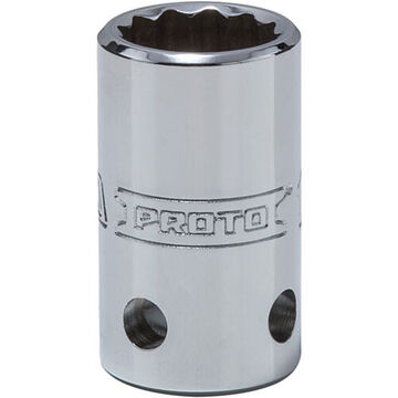 Standard Length, Tether-Ready Socket, 1/2 in Drive, Square, 12-Point, 25 mm Socket