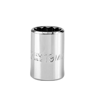 Standard Length Socket, 1/2 in Drive, Square, 12-Point, 34 mm Socket