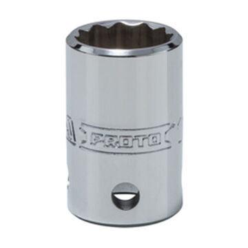 Tether-Ready Socket, 1/2 in Drive, Square, 12-Point, 1-7/16 in Socket