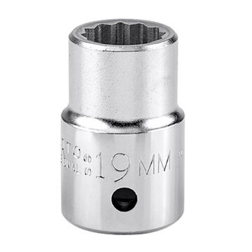 Standard Length Socket, 3/4 in Drive, Square, 12-Point, 31 mm Socket