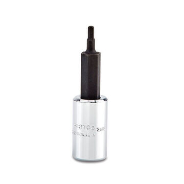 Standard Length Socket Bit, 1/4 in Bit, 2 mm Drive, 1 in Bit lg