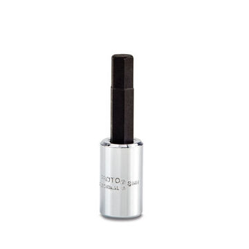 Standard Length Socket Bit, 1/4 in Bit, 6 mm Drive, 1 in Bit lg