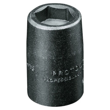 High Strength Magnetic Impact Socket, 1/2 in Drive, Square, 6 Point, 7/16 in Socket