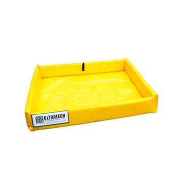 Foam Wall Spill Containment, 15 gal, 24 in lg, 6 in ht, 24 in wd