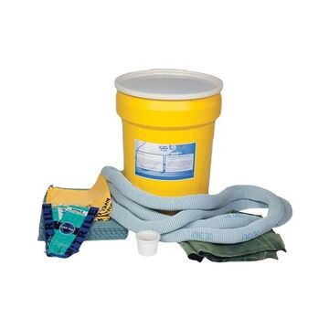 Absorbent Spill Kit, 90 LT Container, Bag