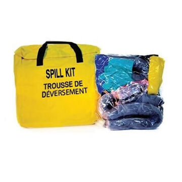 Trousse de déversement universelle portative, jaune