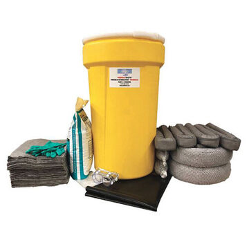 Universal/Chemical Shop Spill Kit, 55 gal Container