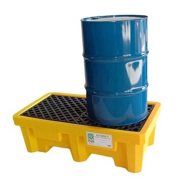 Standard Model Spill Pallet, 53 in lg, 29 in wd, 16.5 in ht, 4 Drums, 3000 lb