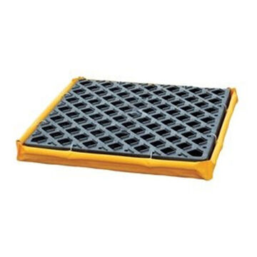 Flexible Model Spill Deck, 1 Drum, 5.5 gal, 2-1/2 in ht, Yellow