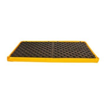 Flexible Model Spill Deck, 2 Drums, 18.5 oz, 2-1/2 in ht, Yellow