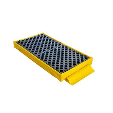Flexible Model Spill Deck, 2 Drums, 66 gal, 5 in ht, Yellow
