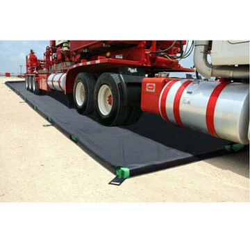Versatile, Foam Wall Plus Spill Containment Berm, 748 gal, 30 ft lg, 0.3 ft ht, 10 ft wd