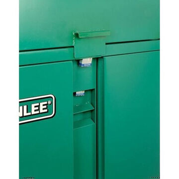 Field Office Storage Box, 55.6 in lg, 41.6 in Overall wd, 80 in ht, Steel, Green