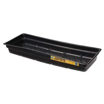 Rigid Spill Tray, 5.5 in ht, 46 in wd, 12 gal, Recycled Polyethylene