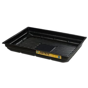 Small-scale Spill Tray, 5.5 in ht, 23 in lg, 47.5 in wd, 20 gal, Polyethylene