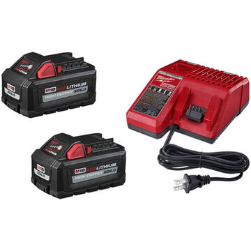 High Output Starter Kit, Lithium lon, 18 V, 6 Ah, 5.46 in lg, 3.30 in wd, 3.22 in ht Battery