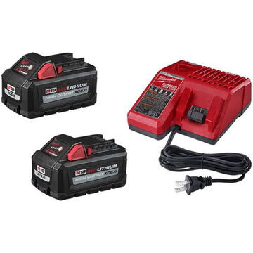 Kit de démarrage à haut rendement, Lithium lon, 18 V, 6 Ah, 5.46 pouce lg, 3.30 pouce wd, 3.22 pouce ht