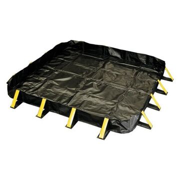 Snap-Up Collapsible Stinger Berm, 20 ft lg, 1 ft ht, 12 ft wd, Geoloy, XR, Black