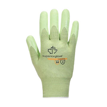 Silicone-free Static Blocking Gloves, Foam Nitrile Palm, Green, Knitted