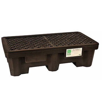 Economy Spill Pallet, 53 in lg, 29 in wd, 16.5 in ht, 2 Drums, 1500 lb