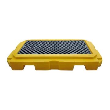 Spill Pallet, 83 in lg, 35 in wd, 9 in ht, 3 Drums, 4500 lb
