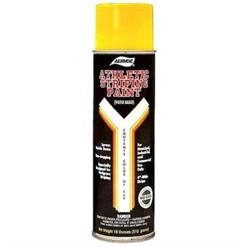 Solvent Base Striping Paint, 18 oz Container, Liquid, Traffic Yellow, 20 min