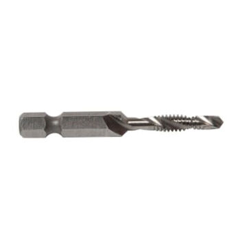 Split Point With Web Thinning Tap Drill Bit, #10 to 24 NC, 2-1/4 in lg, Hex, 1/4 in Shank dia