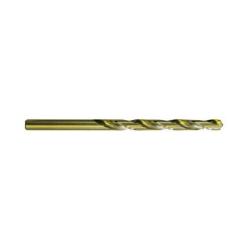 Long Taper Length Drill, 3/32 in Letter/Wire, 0.0938 in dia, 4-1/4 in lg