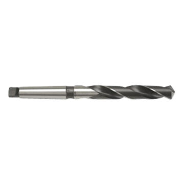 Taper Shank Drill, 15/32 in Letter/Wire, 0.4688 in dia, 7-1/2 in lg