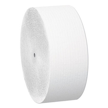 Papier hygiénique sans mandrin, 3.78 pouce x 1150 pi, fibre recyclée, blanc