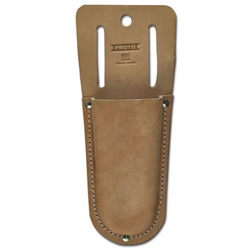 Heavy-Duty Tool Holster, 0.17 lb WEIGHT, Leather, Brown