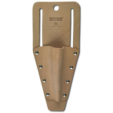 Heavy-Duty Tool Holster, 0.17 lb WEIGHT, Leather, Brown
