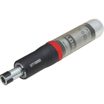 Imperial Torque Screwdriver, 1/4 in Drive, 5-3/8 in lg, 20 to 100 in-oz, +/-6%, Aluminum