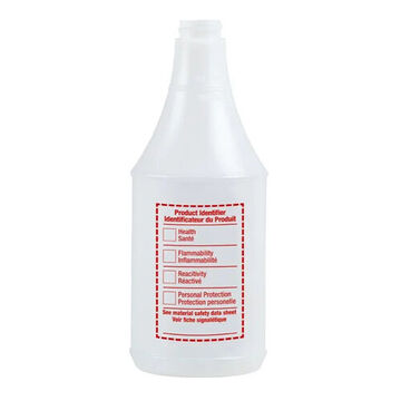 Bouteille à gâchette, 32 oz, 9-3/4 pouce lg, Naturel