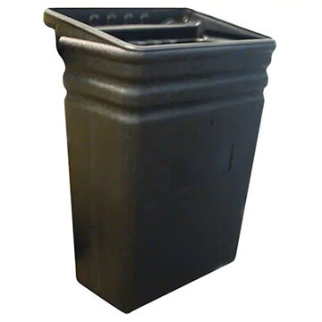 Utility Cart Bucket, 13.5 in lg, 33-1/2 in Overall wd, 39-3/8 in ht, 8 gal