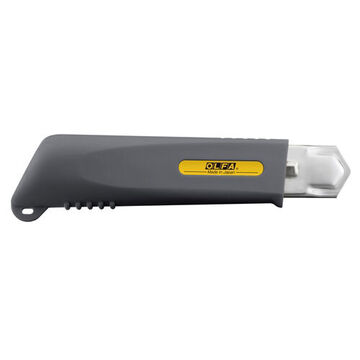 Ratchet-Lock Utility Knife, 25 mm Blade wd, 178.5 mm lg, Cushioned Rubber-Grip, High Carbon Steel Blade