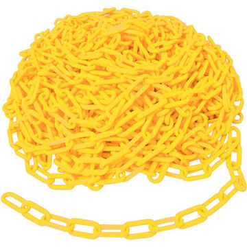 Warning Chain, Polyethylene, Yellow