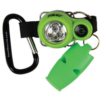 Safety Whistle, 110 db, ABS, Green/Orange