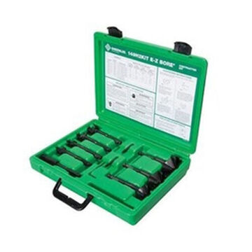 Self-Feed Wood Drill Bit Set, 7 Pieces, 7/16 in Hex Shank
