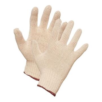 Gloves Work, L, Brown, 100% Polyester