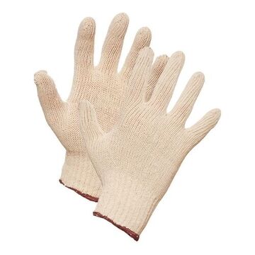 Gants de travail, L, marron, 100 % polyester